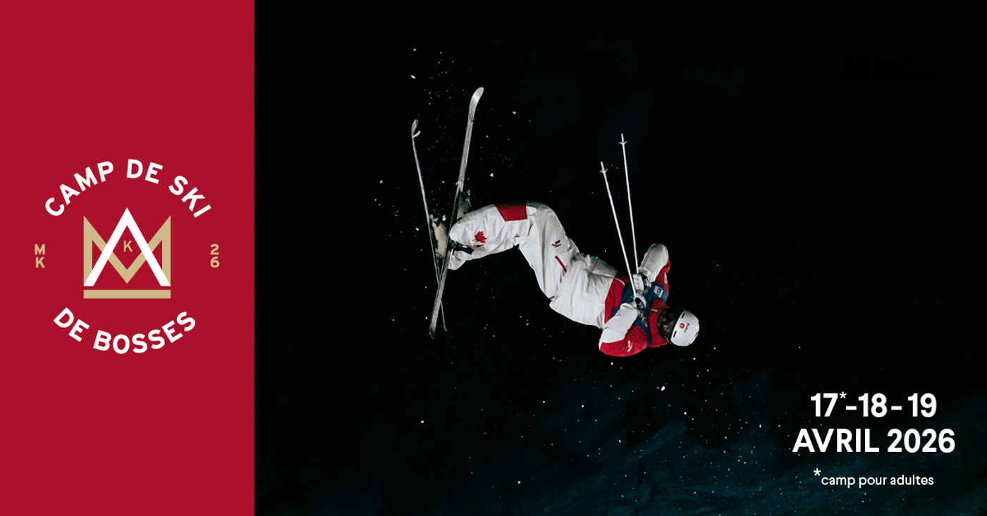 Camp Mikael Kingsbury Sommets Saint Sauveur Hiver Ski Planche Evenement Event FR