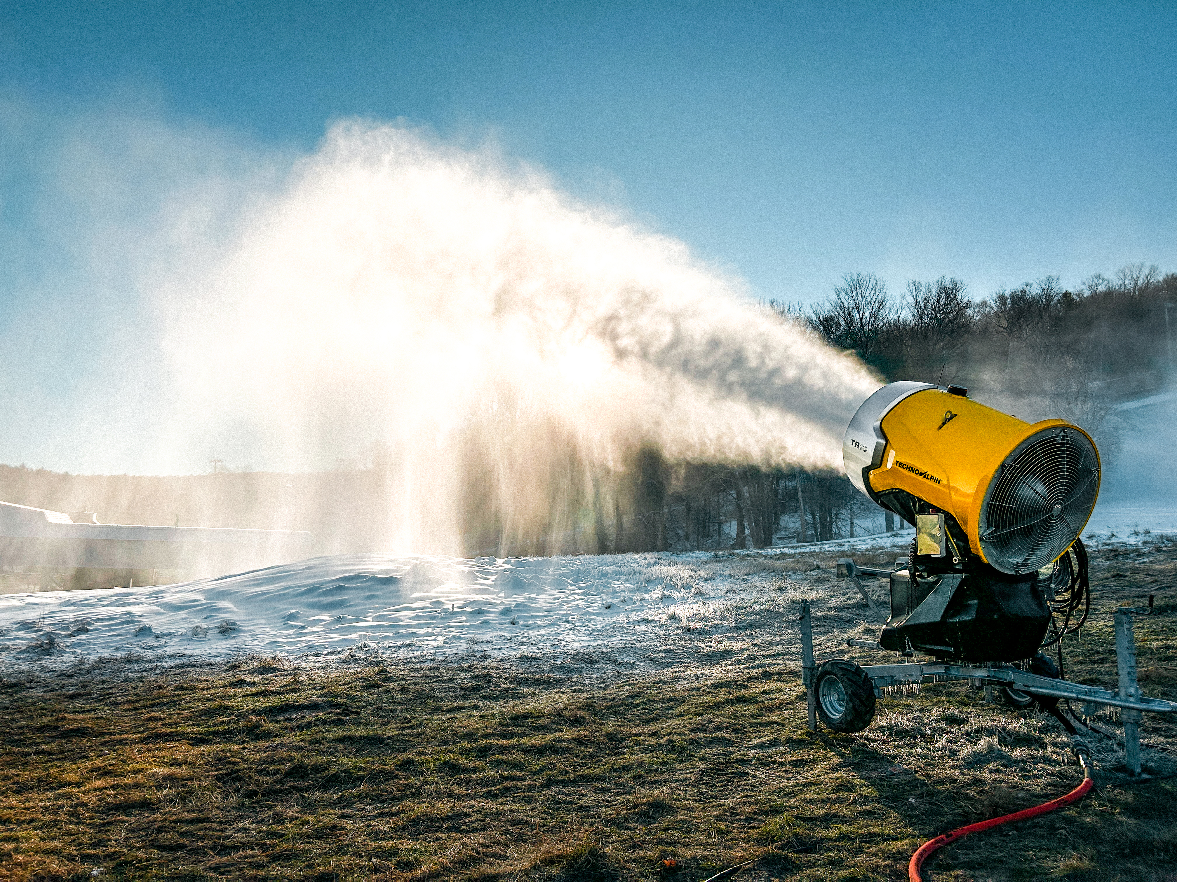 Sommet Canon Neige Nouveau Montagne