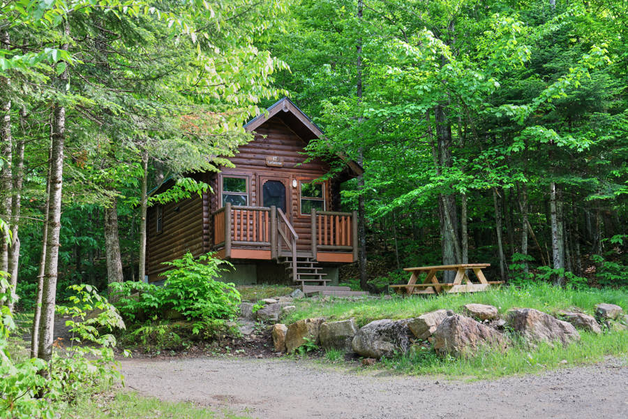 Sommet Morin Heights Cabine Foret Vert