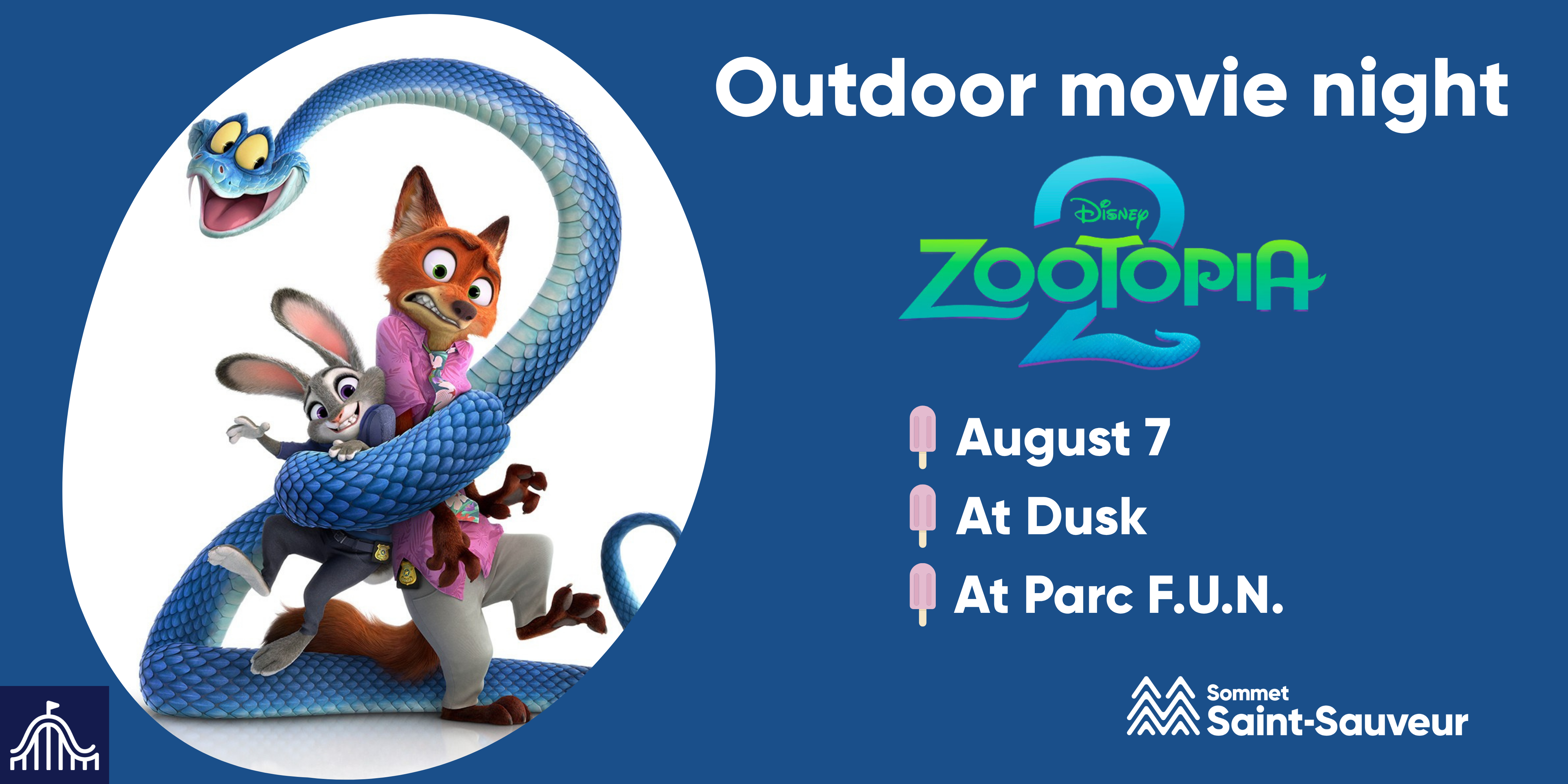 Outdoor movie night