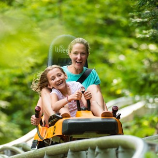 Sommet Saint Sauveur Parc Fun Viking Mere Fille Plaisir1