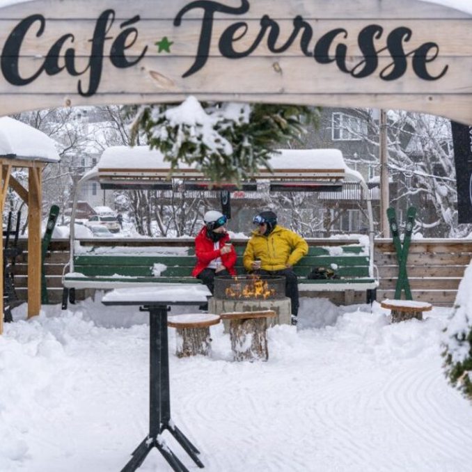 Sommet Saint Sauveur Bar Restaurant Terrasse Atelier Feu Chocolat Chaud Cafe Neige Hiver