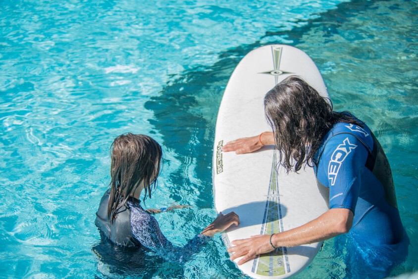 Sommet Saint Sauveur Parc Aquatique Surf Piscine Cours Coach
