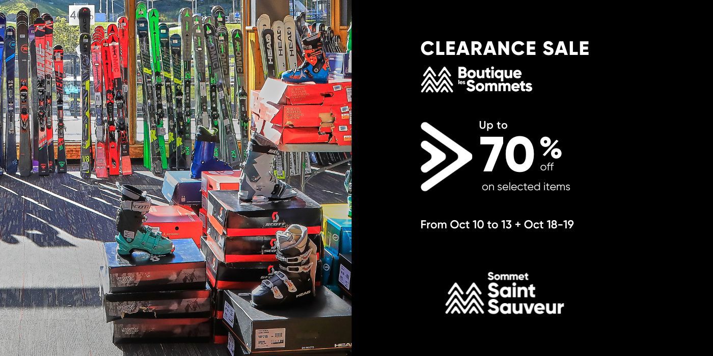 Les Sommets Vente Liquidation Boutique EN
