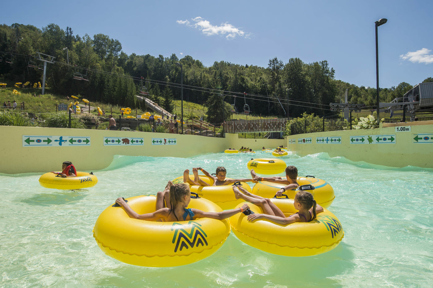 Laurentides Sommet Saint Sauveur Parc Aquatiques Famille Eau Fun Activité Piscine