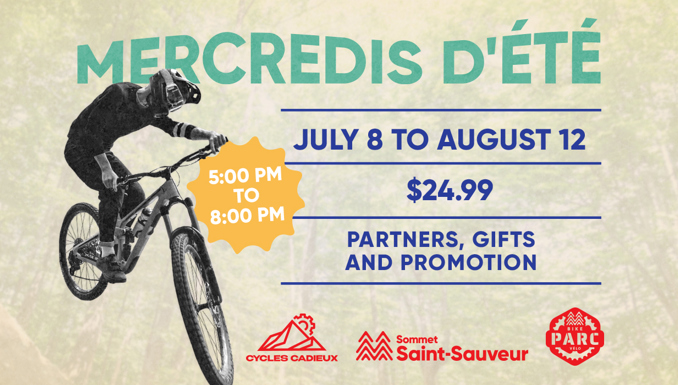 Mercredis d'été at the Bike Park!