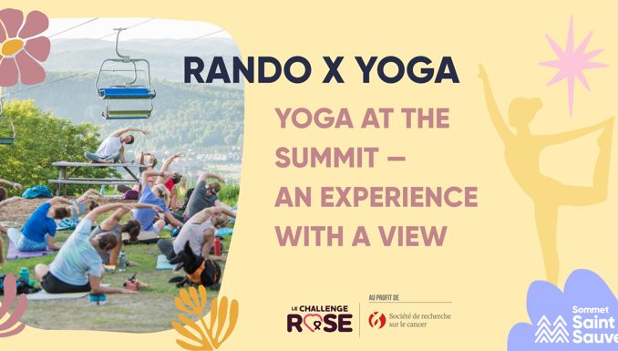 Rando x Yoga with Esprit Alpin - To benefit the CRS