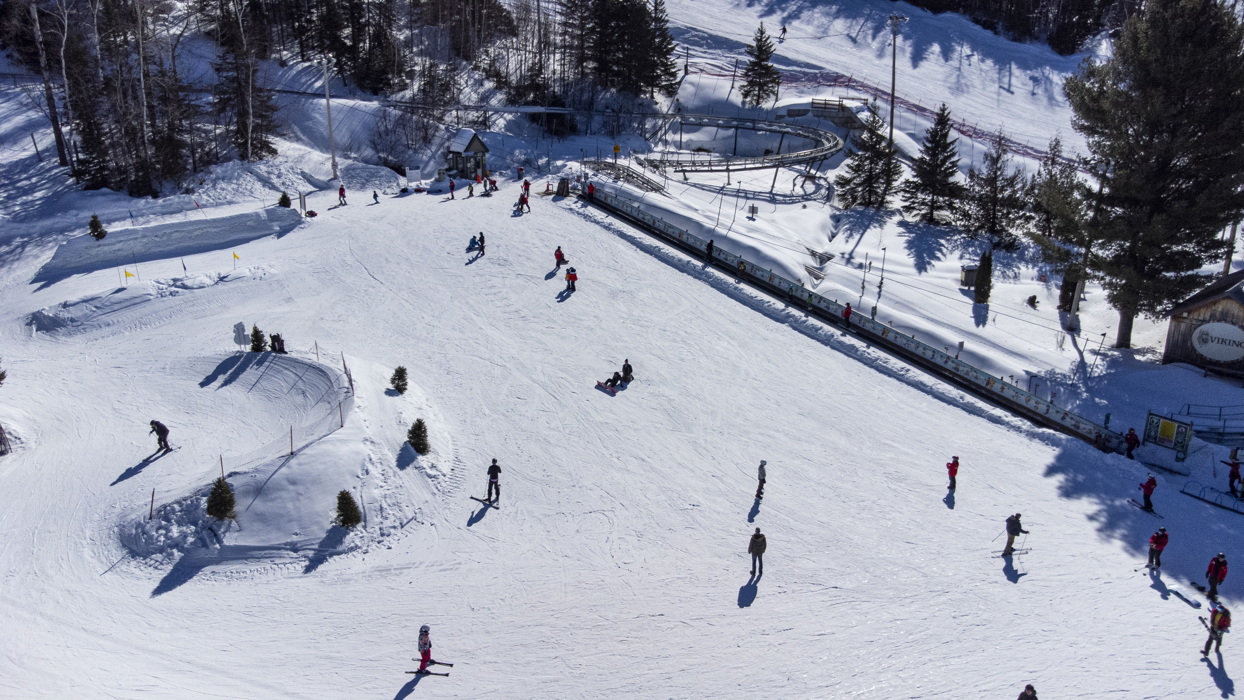 Sommet Saint Sauveur Piste Ecole Tbl Lecon Moniteur