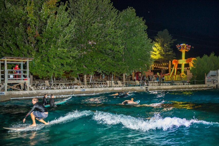 Sommet Saint Sauveur Parc Aquatique Fun Surf Soir Activite
