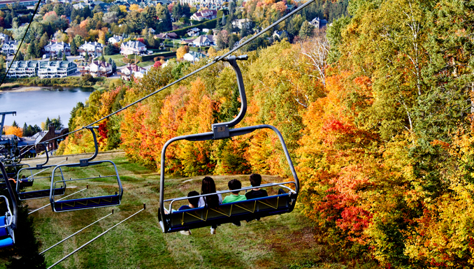 Sommet Saint-Sauveur's Fall Foliage