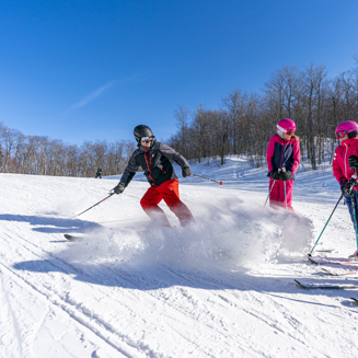 Sommet Olympia Ski Soleil Intermediaire Experimente Famille