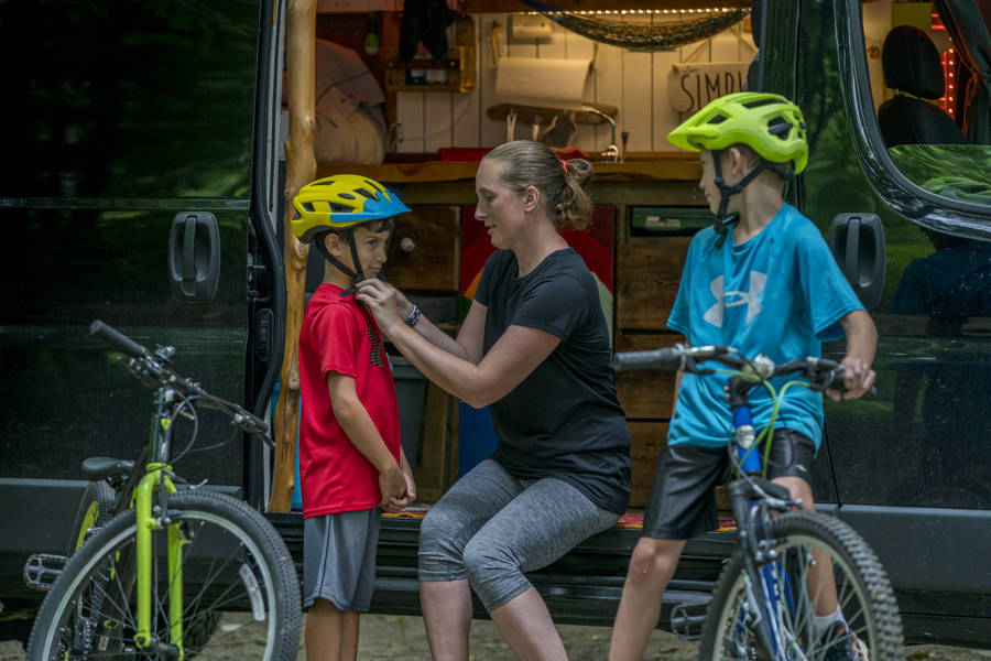 Camping Cabine Sommet Morin Heights Velo Famille