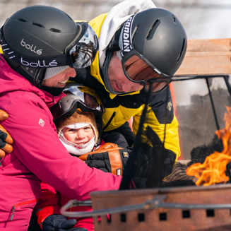 Sommet Gabriel Famille Foyer Chaleur Ski