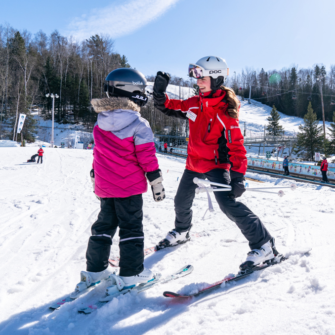 Sommet Saint Sauveur Ski Hiver Ecole Glisse Apprendre Debutant Lecon