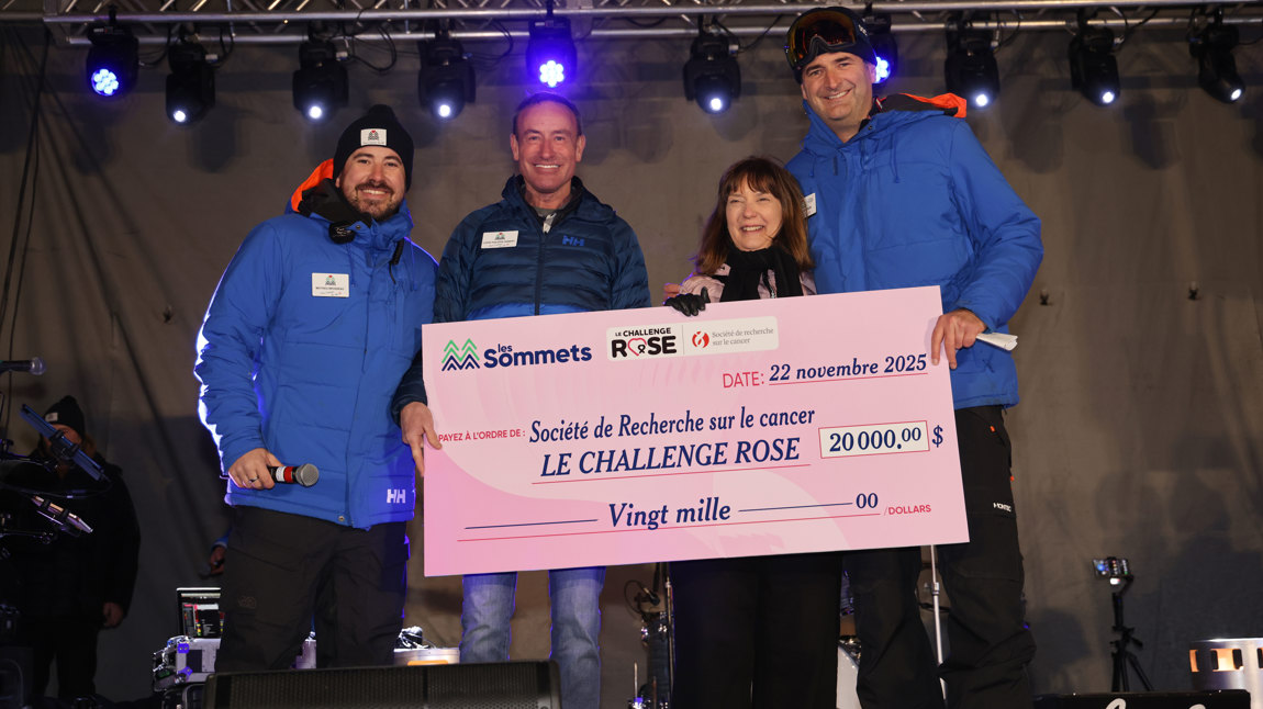 Les Sommets renouvelle son partenariat avec Le Challenge rose pour soutenir la recherche sur le cancer du sein jusqu’en 2028