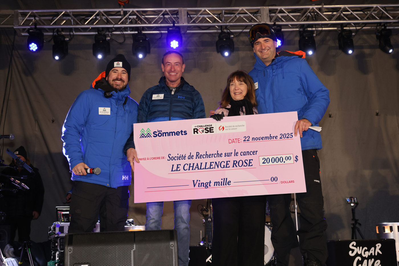 Les Sommets Commandite Le Challenge Rose Societe Recherche Cancer