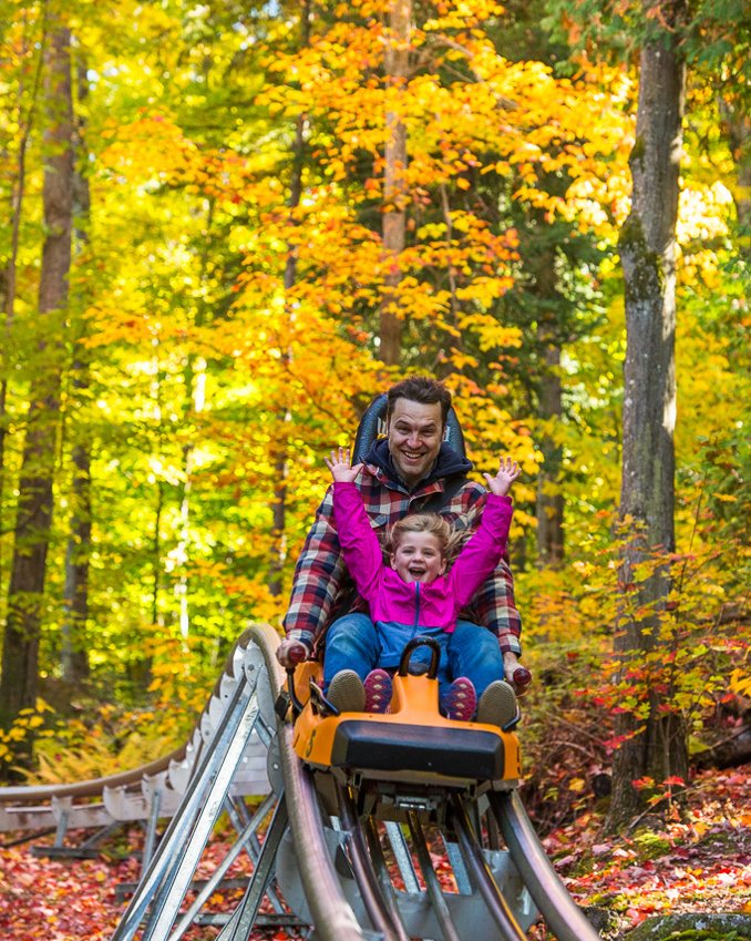 Sommet Saint Sauveur Parc Fun Viking Automne