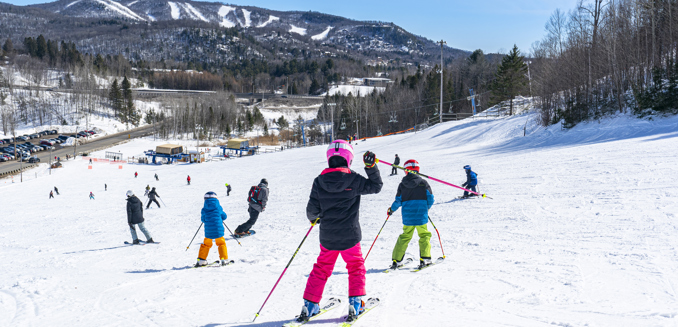 Sommets Gabriel Ski Hiver Laurentides Famille Enfants Debutants Beginners Family